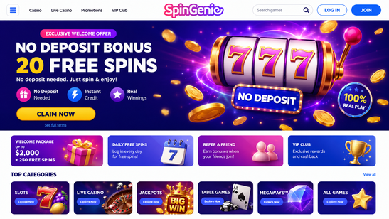 spin genie Gameplay